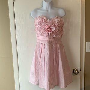 GiGi Florence Fleurette Ruffle Strapless M Dress